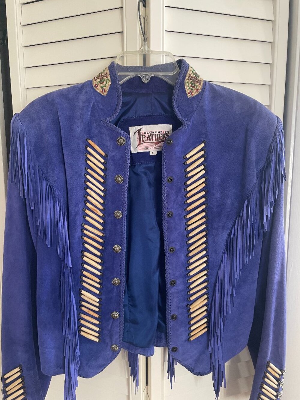 Purple Texan Leather jacket